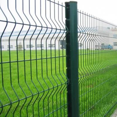 O PVC vermelho branco verde revestiu 3D o fio soldado Mesh Fence 2.4mx3m