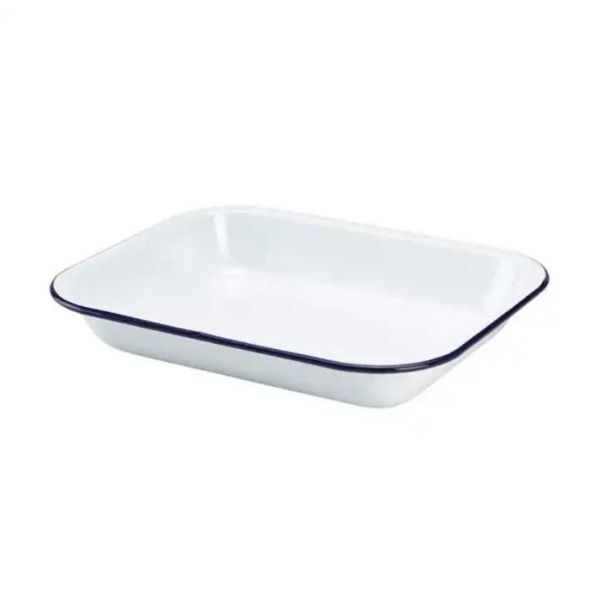 Customized Color Metal Enamel Tableware Bowls And Plates For Home Restaurant