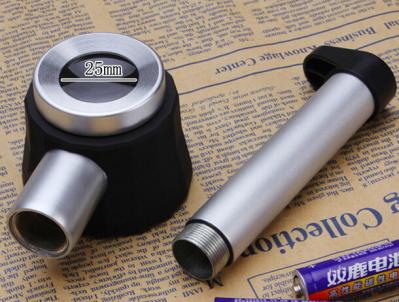 Lente conduzida portátil do vidro ótico do microscópio da mini lente de aumento Handheld com régua de 2cm para dentro