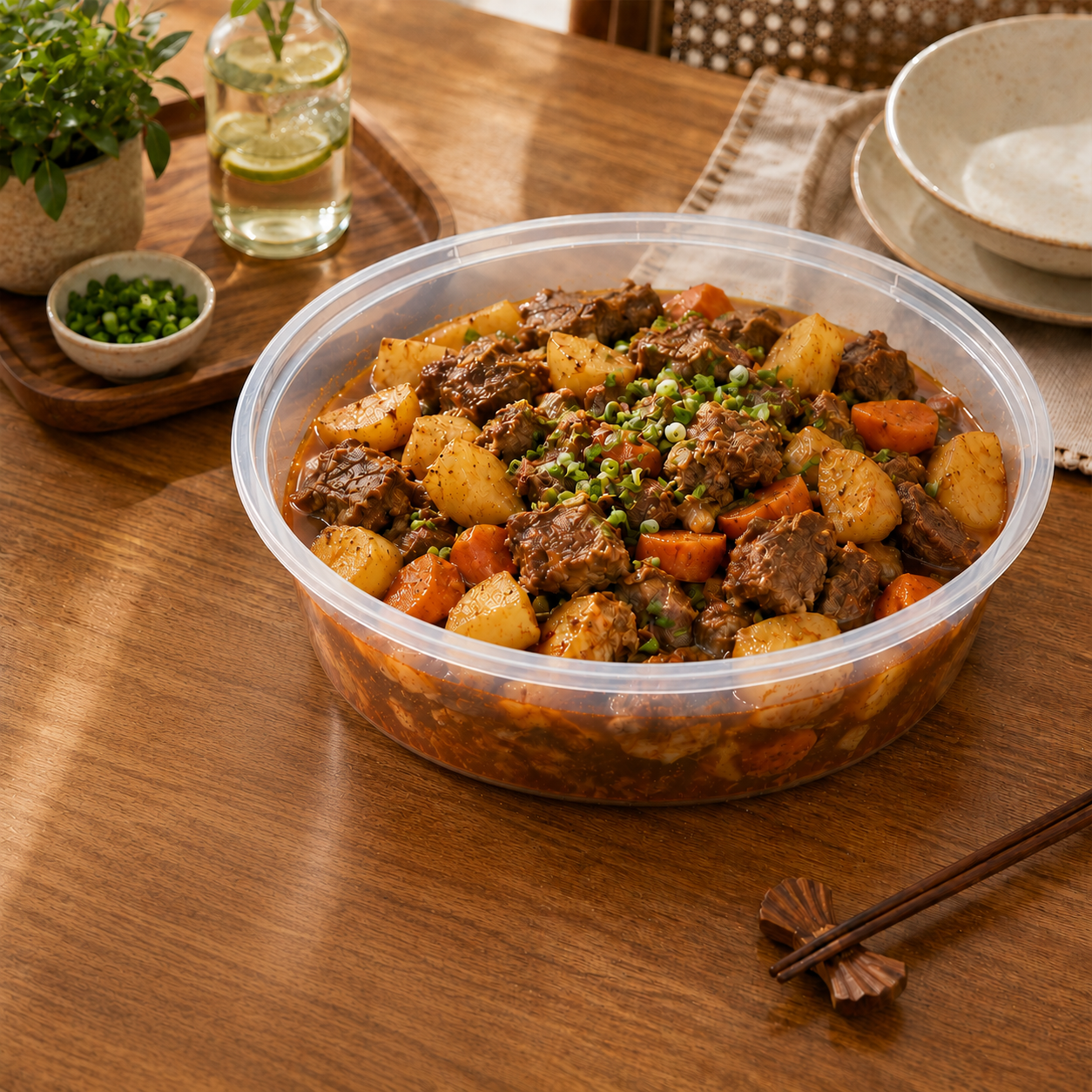 PP Group Meal Disposable Food Bowls 4080ml Extra Wide with Clear Fitted Lid