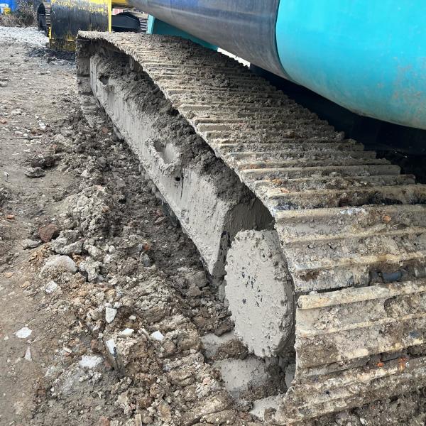 170kN 26T Track Used Kobelco Excavators Kobelco Sk260 Cylinder Digger 25200kg