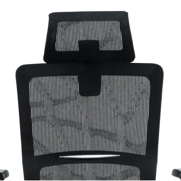 Black Full Mesh Furniture Lumbar Support Massage Modern Wholesale Armrest Comfort Fabric Ergonomic Office Chair