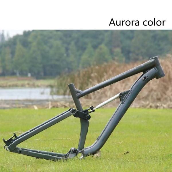 Enduro Mountain Bike Full Suspension Frame 17 Inch Size 27.5 Inch Wheels