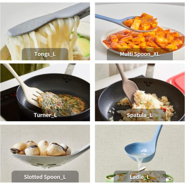 7-Pieces Premium Kitchen Silicone kitchen Utensils Set Heat Resistant