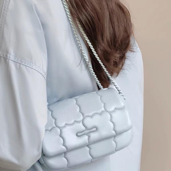 PU Niche Design Chain Bag Female Fashion Single Shoulder Crossbody Bag Women Small Fragrance Female Bag