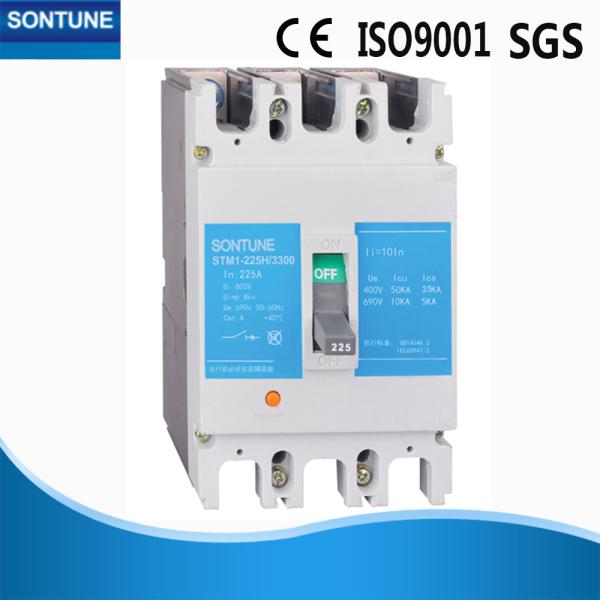 STM Moulded Case MCCB Circuit Breaker , Small High Voltage Protection ,25~100kA  breaking capacity