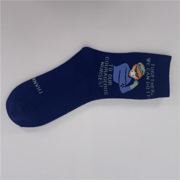 39-42 Fashionable Cotton Socks Designer Woman Long Thermal Women Socks Print Pattern
