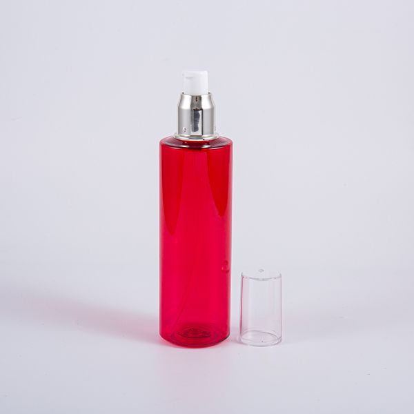 200ml Transparent Purple Facial Toner Bottle - Recyclable PET Cosmetic Bottle for Skincare