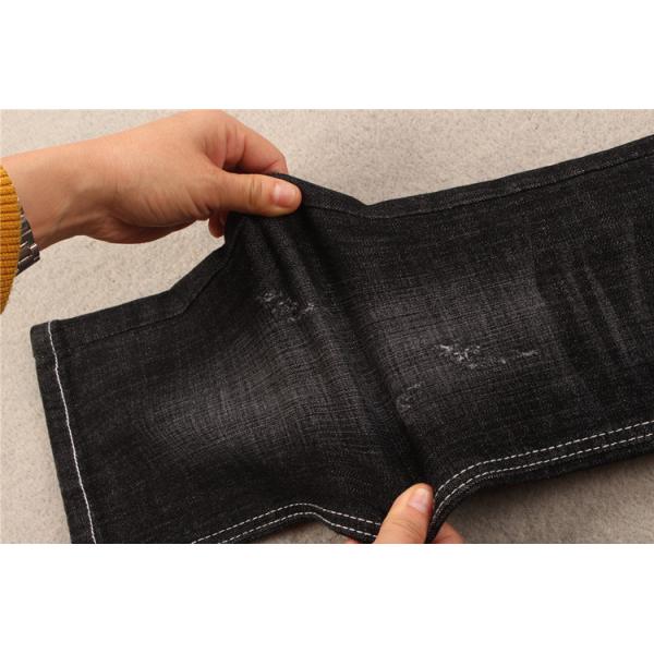 materia textil estirable del dril de algodón de la tela del dril de algodón de la marca de rayitas cruzadas del algodón para hombre del añil 9.5oz