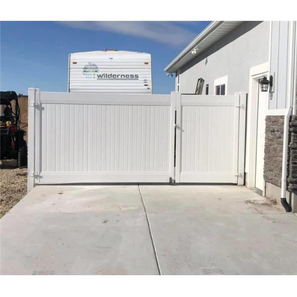 Rigid Semi-private Vinyl Fence Home Sercurity Vinyl Fence Picket Fencing Horse Trail Fence