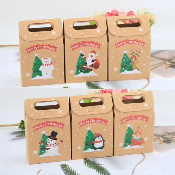 UV Printing 250g Kraft Paper Food Beverage Packaging Gift Box 16g