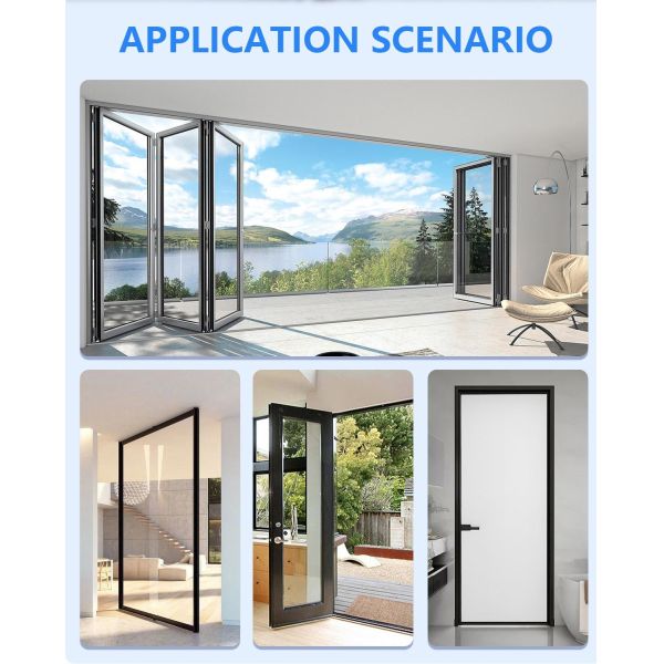RAL Charcoal Powder Coated Aluminum Window Profiles for Sliding System