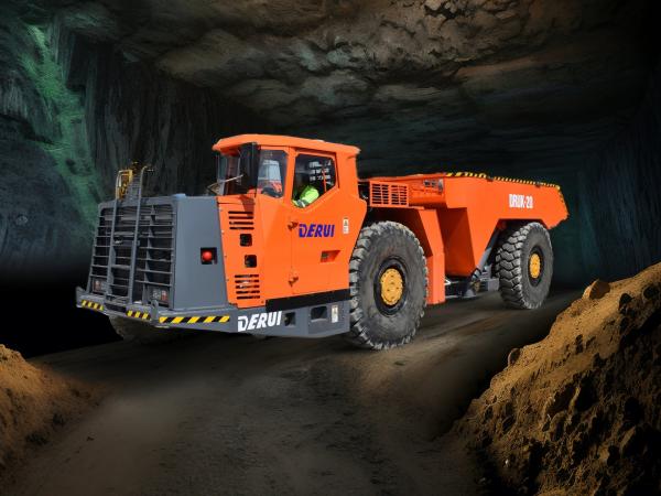 Motor VOLVO original DERUI camião de descarga subterrâneo carga útil 20 toneladas