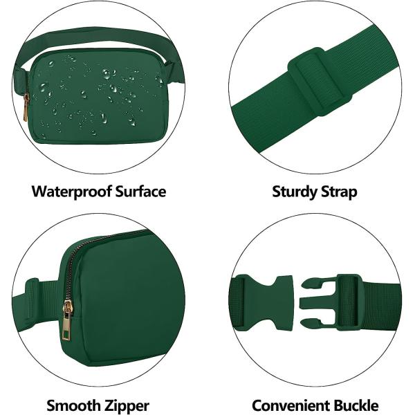 Soft PU Leather Shockproof Waist Pack For Running Fanny Waterproof With Handle