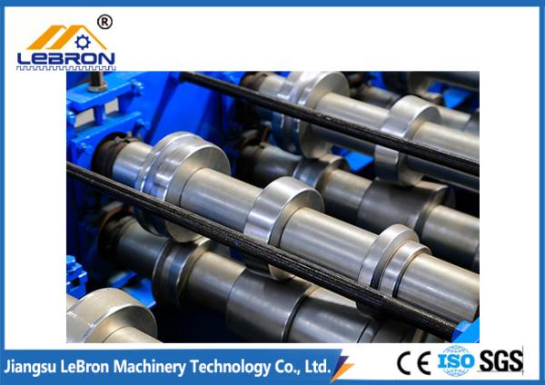 80mm Shaft Glazed Tile Roll Forming Machine 15 Roller Stations Long Time Service