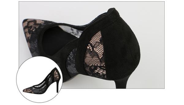ZM026 96289-28 Net Celebrity With Pointed Stiletto Sexy Lace High Heels Shallow Tone Large Size Women'S Shoes