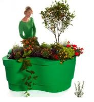 Rotational Molding Outdoor Flower Pots, OEM Large Plastic Planting Pots And Planters