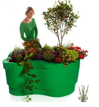Rotational Molding Outdoor Flower Pots, OEM Large Plastic Planting Pots And Planters