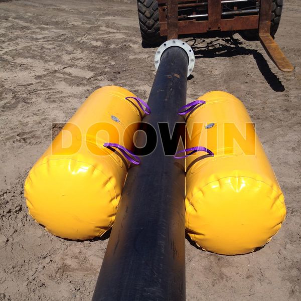 Flotadores inflables de cable de doble brazo 100 mm-1000 mm Soporte para la instalación de cables/tuberías