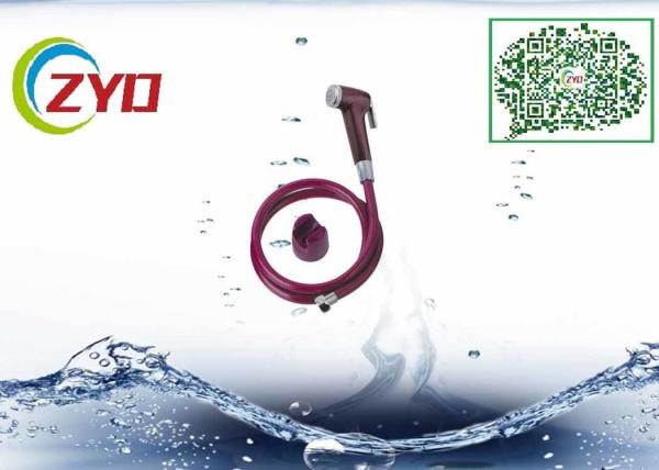ISO9000 Bathroom Bidet Spray With Color Shower Hose Good Flushing Effect