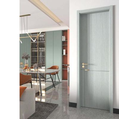 Luxury Cherry Interior Swinging Wooden Flush Door 18mm MFC