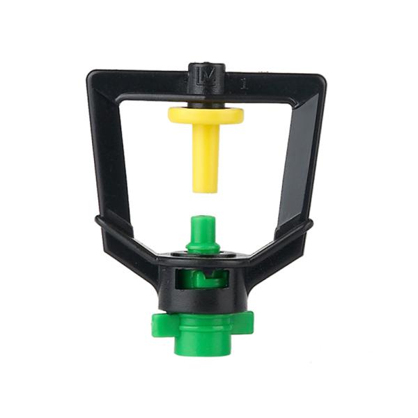 Rotating Sprinkler for Nursery Irrigation Endurable and Refractive Atomization Design