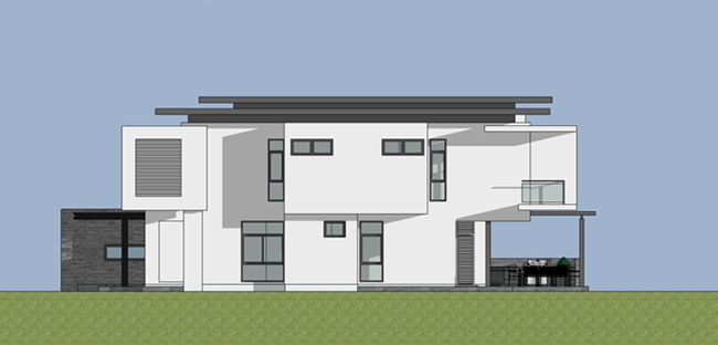 Дом Prefab виллы стальной структуры CN жизнерадостный Prefab с панелью потолка PVC