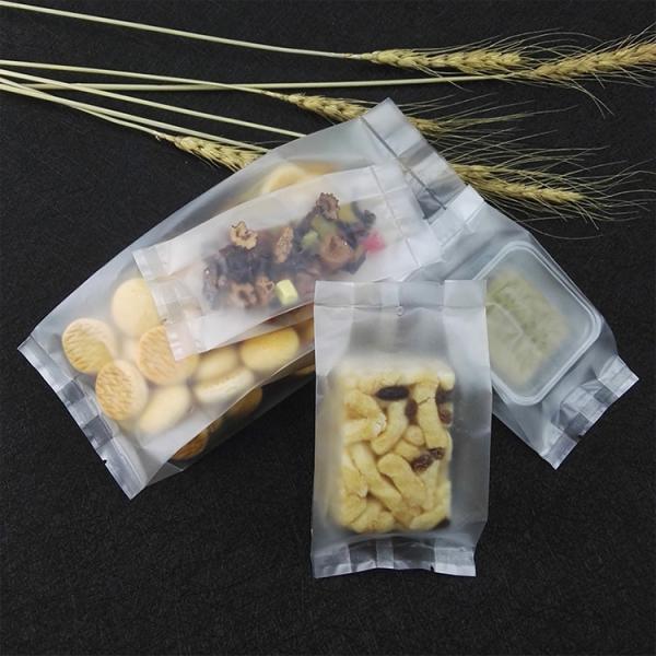 Heat Seal Clear Biscuit Cellophane Bags Plastic Disposable For Baking
