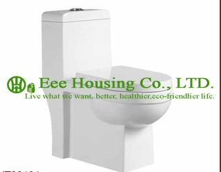 Wc Toilet  S-trap 300mm siphonic one piece toilet with built-in bidet