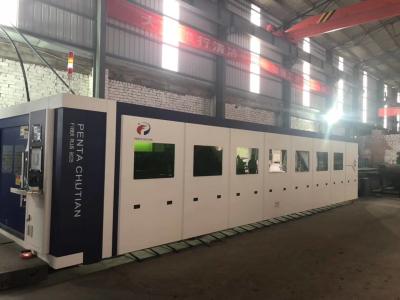 processamento do metal da máquina de corte do laser da fibra 15000W