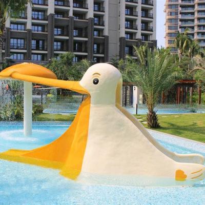 Funny Water Park Slide Fiberglass Children Water Slide Oxidation Resistant