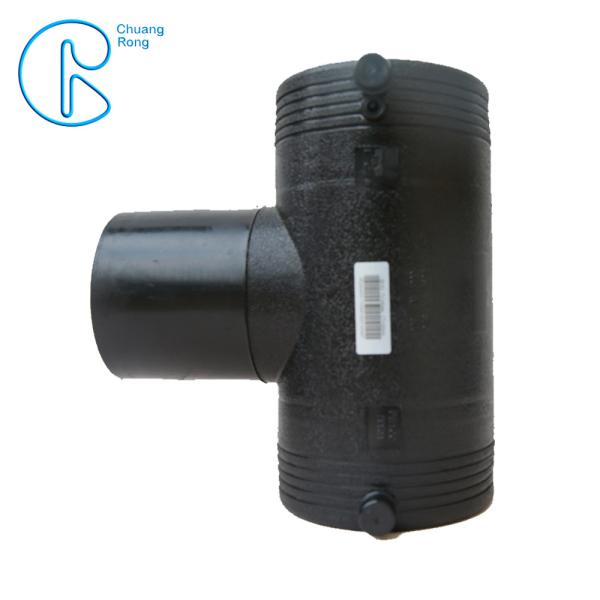 Electrofusion HDPE Equal Tee 110mm PN16 SDR11 PE100 For Residential Water Supply