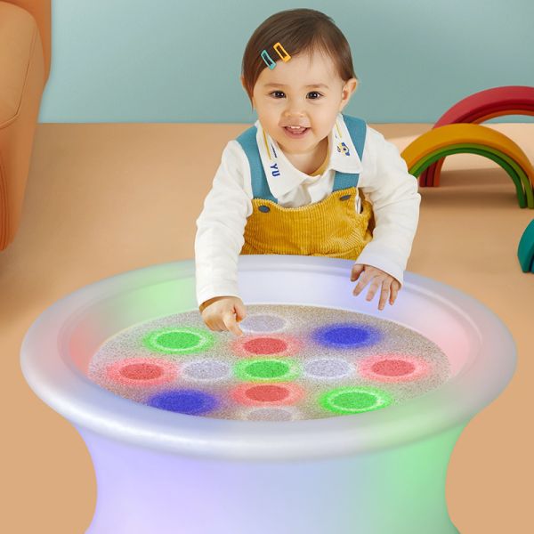 Customize Kids LED Sand Table With Color Changing Lights Sensory Play Activity For Daycare Furniture Montessori Toy