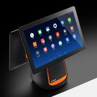 15,6 » doubles écrans Android marquent sur tablette le paiement terminal de visage de soutien de position