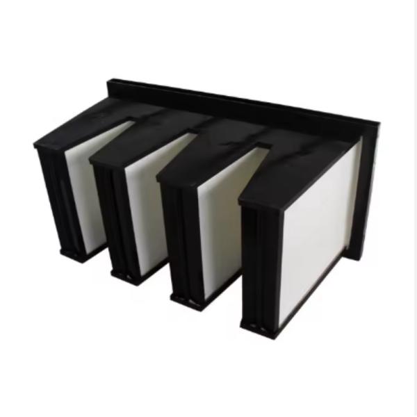F7 Efficiency Plastic Frame Air Filter 592x592x92mm Mini Pleat HVAC Bag Filter