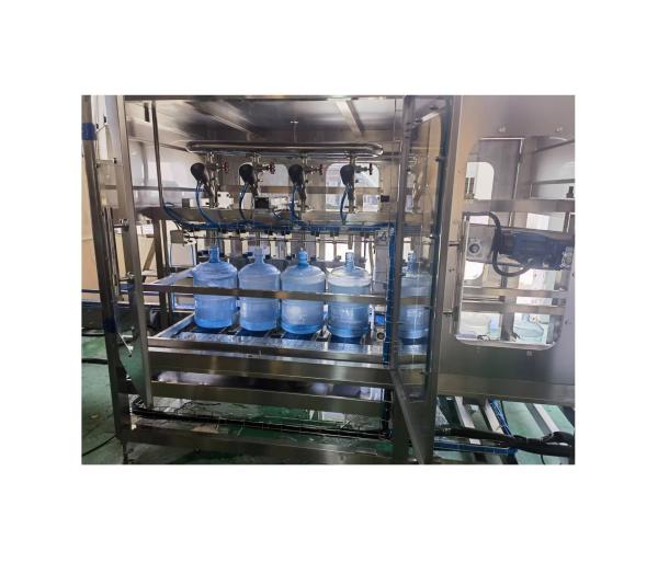 Longo Período de Utilização Linha de Engarrafamento de Água em Barris de 5 Galões com Capacidade de Carga de 1800 KG