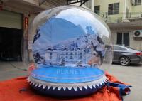 Globo humano inflable al aire libre de la nieve del tamaño de 3M para la promoción