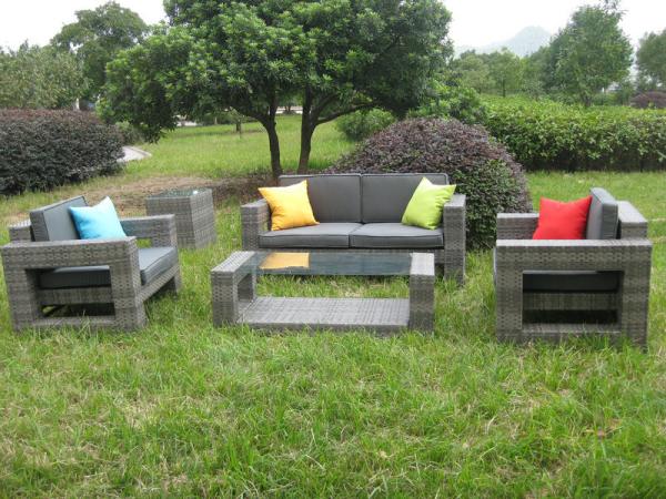 outdoor rattan sofa set           