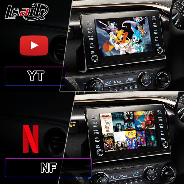 Lsailt Android Navigation Multimedia Video Interface for 2019-Present Toyota Hilux