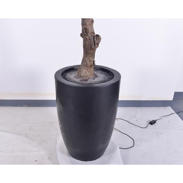 UV Resistant Fake Plant 2.5m tall faux potted olive tree In Planter for Indoor House Plants & Tall Floor Decor