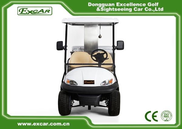 Carrinho de golfe do alimento dos assentos do alumínio 2 de EXCAR com o para-brisa do PC do motor do CAD