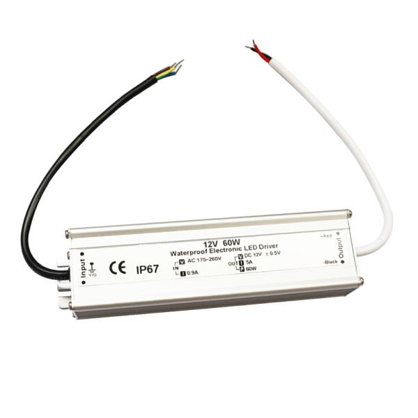 Biens imperméables pratiques du conducteur IP67 d'alimentation d'énergie de 60W LED