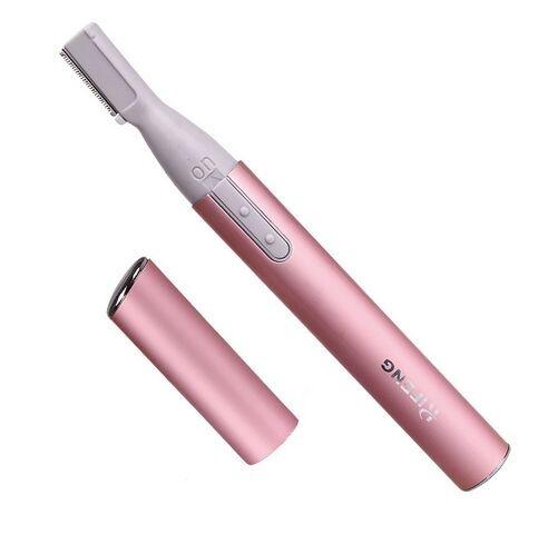 Ladies hair removal tools Thin blade straight line knife head with Positioning comb for eyebrow