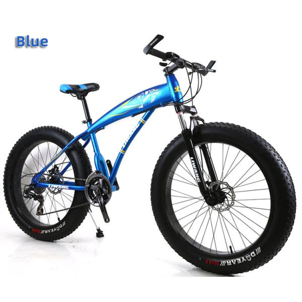 Adultes personnalisé vélo de montagne de croisière pneu gras Vélos de montagne avec 4,0 pouces largeur de pneu et acier au carbone matériau de fourchette