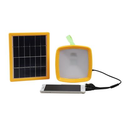 lanterne menée par énergie portative de secours de l'énergie 3W solaire avec la fonction de radio de FM