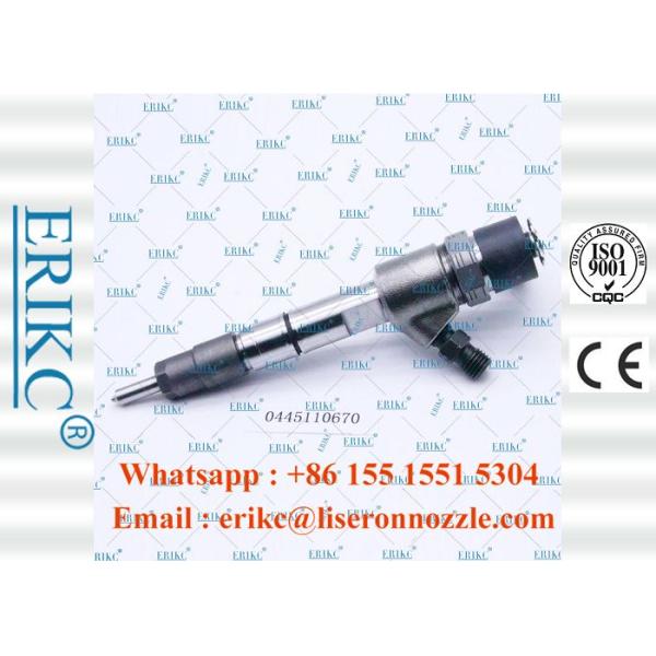 ERIKC 0445110670 Bosch Common Rail Injector 0 445 110 670 Fuel Injection Car Accessories 0445 110 670 for 1100200FA040