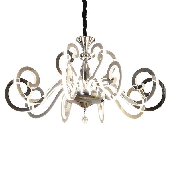 Modern Dimmable Acrylic chandeliers pendant lights with remote controller for indoor home  (WH-LC-02)