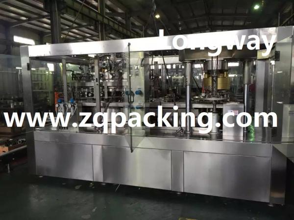 CHINA LONGWAY PET CAN SODA WATER /AERATED WATER WASHER FILLER CAPPER FOR SALE