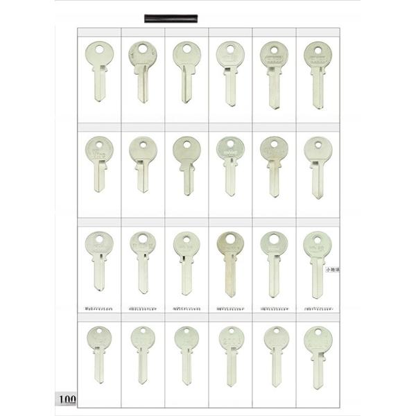 Multi Colors UL050 Universal Brass Material Plastic Head Door Key Blank by Customized