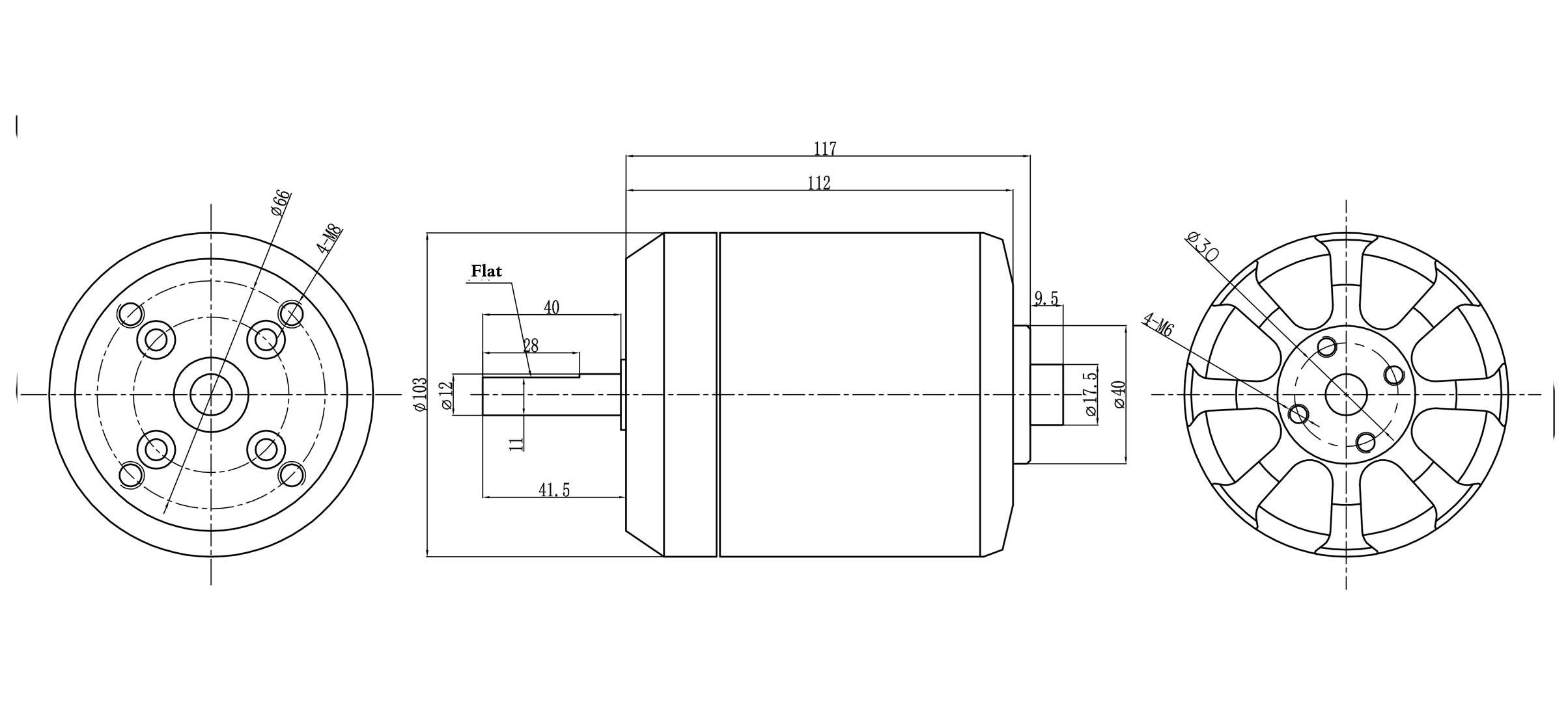 Factory & Customizable & Balanced Brushless DC Drive 103117 Pro Outrunner Bldc Motor for Automatic Guided Vehicle AGV Belt Kit
